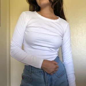 Cotton-On White Longsleeve